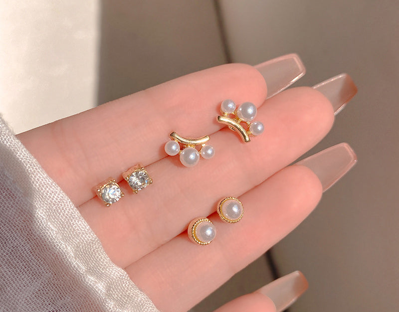 スタッドピアス プチピアス 3組セット 6点セット レディース アクセサリー 商品画像4