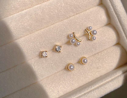 スタッドピアス プチピアス 3組セット 6点セット レディース アクセサリー 商品画像5
