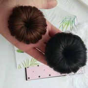 お団子ウィッグ 子供 キッズ クリップ式 つけ毛 ポイントウィッグ おだんご 部分ウィッグ 髪飾り ヘアアレンジ エクステ シュシュ ボリュームアップ アップヘア ヘアアクセサリー 雑貨 おしゃれ かわいい パーティー 発表会 結婚式
