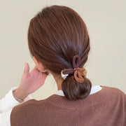 ヘアゴム ヘアアクセサリー レディース 女性用 髪ゴム リボン 編み込み カラフル 髪飾り 髪留め ポニーテール ヘアアレンジ かわいい おしゃれ デイリー お出かけ 普段使い プレゼント ギフト