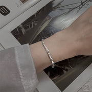 ブレスレット アクセサリー レディース 女性用 スクエア 四角 上品 エレガント おしゃれ かわいい プレゼント ギフト 誕生日 記念日 ファッション小物 普段使い デイリー お出かけ 通勤 通学 オフィス