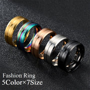 指輪 リング アクセサリー レディース マット 幅広 8mm シンプル 無地 ライン おしゃれ ワンポイント ギフト 贈り物 高級感 プレゼント 記念日 誕生日