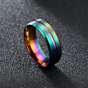 指輪 リング アクセサリー レディース マット 幅広 8mm シンプル 無地 ライン おしゃれ ワンポイント ギフト 贈り物 高級感 プレゼント 記念日 誕生日