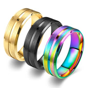 指輪 リング アクセサリー レディース マット 幅広 8mm シンプル 無地 ライン おしゃれ ワンポイント ギフト 贈り物 高級感 プレゼント 記念日 誕生日