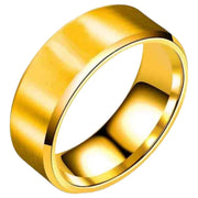 リング 指輪 メンズ レディース アクセサリー ステンレス 幅広 太め つや消し マット シンプル プレゼント ギフト 贈り物