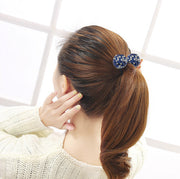 ヘアゴム レディース 球 丸 小玉2個付き 単品 ラインストーン キラキラ 女性 2連 髪留め まとめ髪 ヘアアレンジ 髪ゴム 可愛い ボール型 上品 おしゃれ ファッション小物