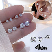 ピアス スタッドピアス レディース アクセサリー ラインストーン ボールキャッチ イヤーロブ トラガス ヘリックス キラキラ キレイ おしゃれ
