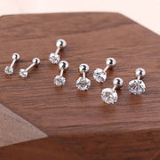 ピアス スタッドピアス レディース アクセサリー ラインストーン ボールキャッチ イヤーロブ トラガス ヘリックス キラキラ キレイ おしゃれ