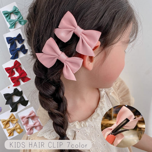 ヘアクリップ キッズ 子供用 子ども ヘアアクセサリー 2点セット 商品画像