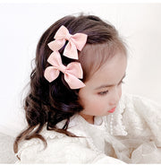 ヘアクリップ キッズ 子供用 子ども ヘアアクセサリー 2点セット リボン りぼん 髪飾り 髪留め かわいい フォーマル 入園式 卒業式 発表会 結婚式 パーティー