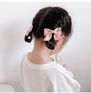 ヘアクリップ キッズ 子供用 子ども ヘアアクセサリー 2点セット リボン りぼん 髪飾り 髪留め かわいい フォーマル 入園式 卒業式 発表会 結婚式 パーティー