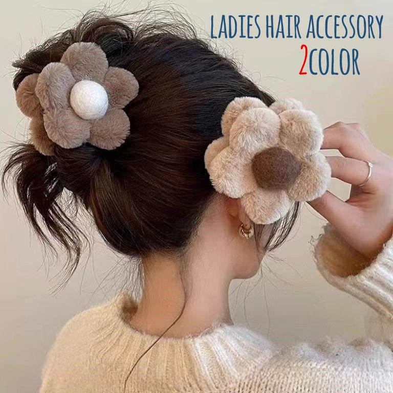 バンスクリップ ヘアクリップ ヘアアクセサリー フラワー お花 髪留め 商品画像