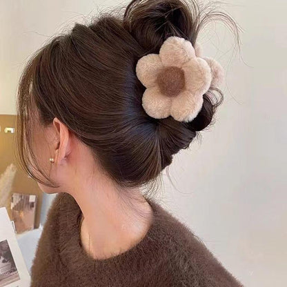 バンスクリップ ヘアクリップ ヘアアクセサリー フラワー お花 髪留め 商品画像2