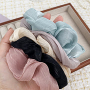 シュシュ ヘアゴム 髪ゴム レディース 女性用 ヘアアクセサリー 髪留め 髪飾り 無地 光沢 可愛い おしゃれ きれいめ 上品 まとめ髪 ヘアアレンジ