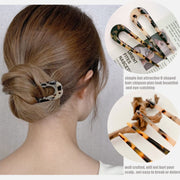かんざし ヘアコーム U字コーム 簪 ヘアピン ヘアスティック レディース 女性 ヘアアクセサリー 髪留め 髪飾り ヘアアレンジ べっ甲柄 シェル風 おしゃれ かわいい 上品 普段使い お出かけ デート デイリー 女性用 婦人用 ファッション小物