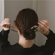 かんざし ヘアコーム U字コーム 簪 ヘアピン ヘアスティック レディース 女性 ヘアアクセサリー 髪留め 髪飾り ヘアアレンジ べっ甲柄 シェル風 おしゃれ かわいい 上品 普段使い お出かけ デート デイリー 女性用 婦人用 ファッション小物