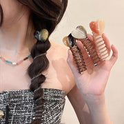 コイルポニー レディース 女性用 ヘアアクセサリー スパイラルポニー ポニーテール ぐるぐる ハート リボン フラワー かわいい おしゃれ ヘアアレンジ まとめ髪