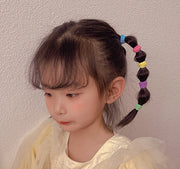 ヘアゴム リングゴム 100本セット 子供 キッズ シンプル 無地 カラフル ヘアアクセサリー 髪留め まとめ髪 ヘアアレンジ