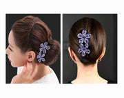 ヘアコーム 髪留め ヘアアクセサリー レディース 女性 婦人 髪飾り 花 フラワー ラインストーン ヘアアレンジ きらきら かわいい おしゃれ 華やか 上品 エレガント お出かけ パーティー
