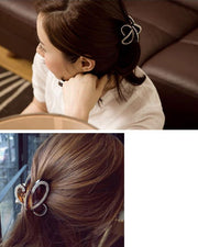 ヘアクリップ バンスクリップ ヘアアクセサリー レディース 女性 髪留め まとめ髪 ラインストーン ヘアアレンジ おしゃれ かわいい シンプル
