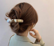 ヘアクリップ ヘアアクセサリー レディース フェイクパール パール調 髪留め まとめ髪 ヘアアレンジ 華やか おしゃれ かわいい 大人上品 きれいめ 挟むだけ 簡単 女性用 婦人用 ゴールド シルバー