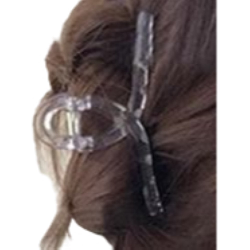 ヘアクリップ バンスクリップ ワニクリップ レディース ヘアアクセサリー 結び目 大きめ シンプル 無地 単色 髪飾り 髪留め まとめ髪 ヘアアレンジ かわいい おしゃれ カジュアル デイリー 普段使い お出かけ 髪かざり 髪どめ ファッション小物 雑貨 女性 ホワイト グリーン ブラック べっ甲柄 ピンク ワイン グレー カーキ クリア