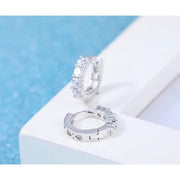 フープピアス リングピアス アクセサリー レディース 女性用 ファッション小物 ラインストーン 立て爪 エレガント 上品 華やか おしゃれ かわいい プレゼント ギフト 誕生日 記念日