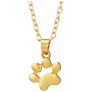 肉球ペンダント ネックレス レディース アクセサリー 犬 猫 足跡 可愛い かわいい おしゃれ シンプル ギフト プレゼント