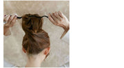 お団子ヘアメーカー シニヨンメーカー レディース ヘアアクセサリー ヘアワイヤー 髪留め 髪飾り まとめ髪 ヘアアレンジ フラワー レース フェイクパール 女性用 可愛い おしゃれ 華やか 外出 お出掛け パーティー 二次会 お呼ばれ