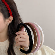 カチューシャ ベロア調 レディース 女性用 ヘアアクセサリー 髪飾り 前髪留め ヘアアレンジ シンプル 可愛い おしゃれ 上品 お出掛け