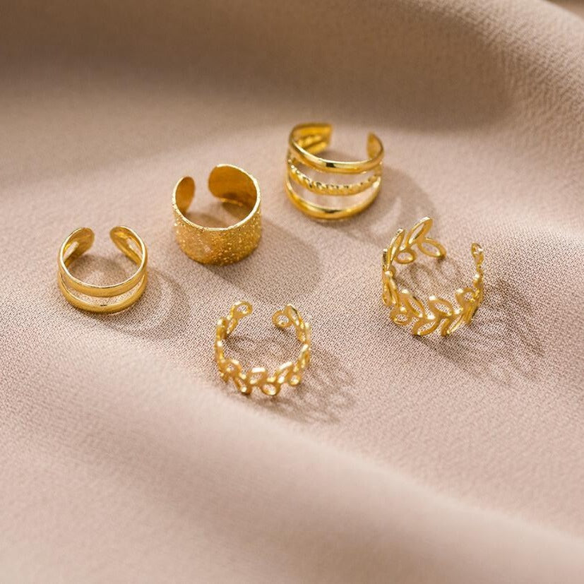 イヤーカフ イヤークリップ 5個セット レディース 女性 アクセサリー 商品画像3