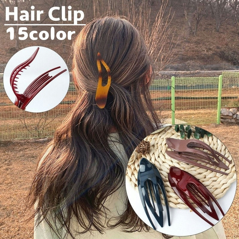 ヘアクリップ ヘアアクセサリー レディース 女性 大きめ 髪留め まとめ髪 髪飾り シンプル ヘアアレンジ お洒落 大人可愛い きれいめ 婦人