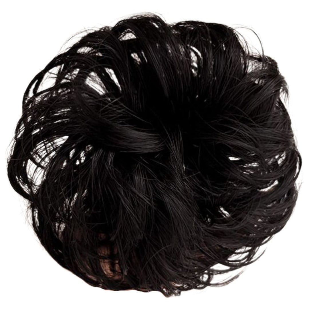 ポイントウィッグ お団子ウィッグ ヘアゴム 部分かつら つけ毛 エクステ ヘアアクセサリー ふんわり ボリュームアップ レディース 女性 まとめ髪 ウェーブ カール おしゃれ