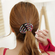 バンスクリップ ヘアクリップ レディース 大人 ヘアアクセサリー ラインストーン サークル 円形 大きめ しっかり ポニーテール まとめ髪 ヘアアレンジ 髪留め 髪飾り ビジュー ラウンド 円錐形 4層 上品 きれいめ おしゃれ お洒落 普段使い デイリー 女性 婦人 彼女 妻 友達 ギフト 贈り物 母の日 敬老の日 ホワイトデー
