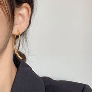 イヤリング イヤークリップ レディース 女性 アクセサリー ロング 揺れる スティック 半円 シンプル お洒落 可愛い ファッション小物 ギフト プレゼント