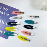 ヘアクリップ 4個セット くちばしクリップ ヘアアクセサリー パーツ 手作りアクセ DIY レディース 髪留め 前髪ピン ヘアアレンジ ビビッド ソリッド ヘアアクセント