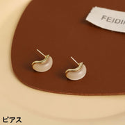 スタッドピアス イヤリング イヤーカフ イヤークリップ ノンホールピアス レディース アクセサリー 耳飾り ビジュー 上品 きれいめ