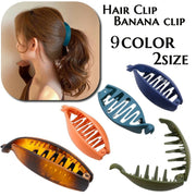 ヘアクリップ バナナクリップ 髪留め レディース 女性用 ヘアアクセサリー マット調 髪飾り まとめ髪 ひとつ結び ヘアアレンジ 上品 エレガント シンプル 単色 無地 おしゃれ かわいい デイリー 普段使い オフィス 通勤