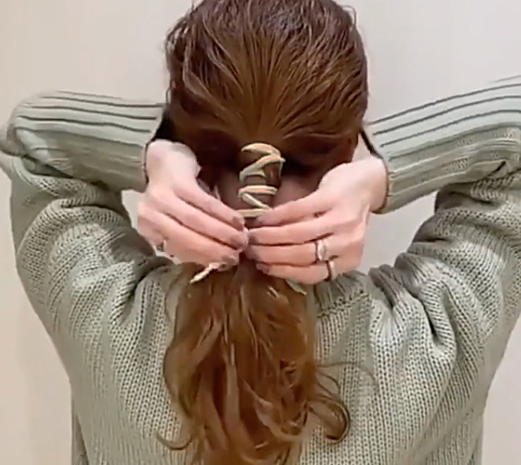 ワイヤーポニー ヘアワイヤー アレンジワイヤー レディース 女性 ヘアアクセサリー 商品画像2