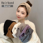 ヘアバンド ヘッドバンド レディース ヘアアクセサリー ターバン 幅広 ワイド クロス ツイスト ねじり 無地 ヘアアレンジ まとめ髪 おしゃれ かわいい
