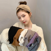 ヘアバンド ヘッドバンド レディース ヘアアクセサリー ターバン 幅広 ワイド クロス ツイスト ねじり 無地 ヘアアレンジ まとめ髪 おしゃれ かわいい