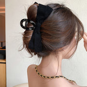バンスクリップ クロウクリップ ヘアクリップ レディース 女性 婦人 ヘアアクセサリー 髪飾り リボン ヘアアレンジ かわいい おしゃれ お出かけ