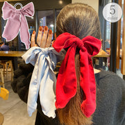 ヘアゴム 髪ゴム レディース 女性 女の子 ヘアアクセサリー 髪飾り 大きめ リボン 無地 単色 シンプル まとめ髪 ヘアアレンジ フェミニン ガーリー 普段使い お出かけ かわいい おしゃれ