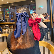 ヘアゴム 髪ゴム レディース 女性 女の子 ヘアアクセサリー 髪飾り 大きめ リボン 無地 単色 シンプル まとめ髪 ヘアアレンジ フェミニン ガーリー 普段使い お出かけ かわいい おしゃれ