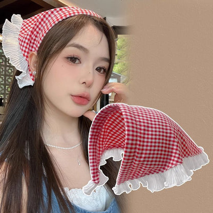 カチューシャ ヘッドスカーフ 頭巾風 レディース 女性 ヘアアレンジ 商品画像2