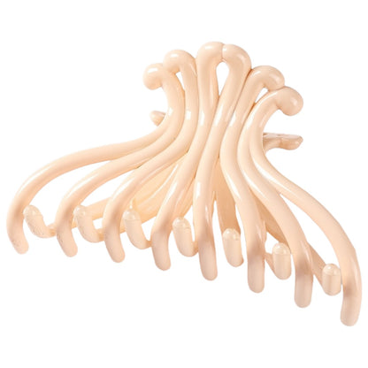 バンスクリップ ヘアクリップ レディース 女性 ヘアアクセサリー ファッション雑貨 ベージュ【10.5cm】 バリエーション画像