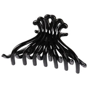 バンスクリップ ヘアクリップ レディース 女性 ヘアアクセサリー ファッション雑貨 大きめ 半円型 無地 ブラック ピンク ブルー シンプル かわいい キュート おしゃれ