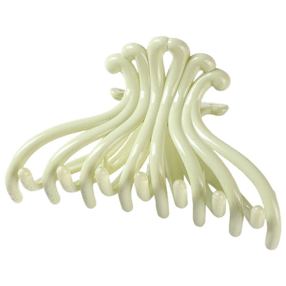 バンスクリップ ヘアクリップ レディース 女性 ヘアアクセサリー ファッション雑貨 グリーン【10.5cm】 バリエーション画像