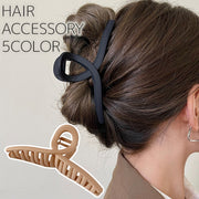 バンスクリップ ヘアクリップ レディース 女性 ヘアアクセサリー 髪飾り 髪留め ヘアアレンジ まとめ髪 単色 シンプル 大人かわいい 上品 おしゃれ 普段使い