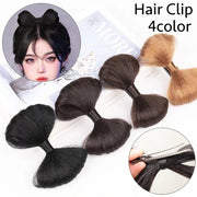 ヘアクリップ リボンクリップ リボンウィッグ 単品 レディース 女性 女の子 ガールズ ヘアアクセサリー 髪の毛 つけ毛 ヘアアレンジ まとめ髪 可愛い お洒落 ファッション小物